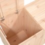 Wäschetruhe aus massivem Kiefernholz, 88,5 x 44 x 66 cm von vidaXL, Wäschekörbe - Ref: Foro24-823569, Preis: 110,23 €, Rabatt: %
