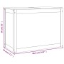 Wäschetruhe aus massivem Kiefernholz, 88,5 x 44 x 66 cm von vidaXL, Wäschekörbe - Ref: Foro24-823569, Preis: 110,23 €, Rabatt: %