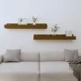 Wall shelves 2 pcs honey brown pine wood 80x12x9 cm by vidaXL, Shelves and shelves - Ref: Foro24-823592, Price: 27,89 €, Disc...