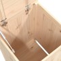 Wäschetruhe aus massivem Kiefernholz, 44 x 44 x 76 cm von vidaXL, Wäschekörbe - Ref: Foro24-823574, Preis: 70,19 €, Rabatt: %