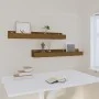 Wall shelves 2 pcs honey brown pine wood 80x12x9 cm by vidaXL, Shelves and shelves - Ref: Foro24-823592, Price: 27,89 €, Disc...