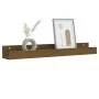 Wall shelves 2 pcs honey brown pine wood 80x12x9 cm by vidaXL, Shelves and shelves - Ref: Foro24-823592, Price: 27,89 €, Disc...