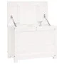 Aufbewahrungsbox aus massivem Kiefernholz weiß 60x32x45,5 cm von vidaXL, Schränke und Lagerung - Ref: Foro24-823545, Preis: 7...