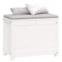 Aufbewahrungsbox aus massivem Kiefernholz weiß 60x32x45,5 cm von vidaXL, Schränke und Lagerung - Ref: Foro24-823545, Preis: 7...