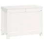Aufbewahrungsbox aus massivem Kiefernholz weiß 60x32x45,5 cm von vidaXL, Schränke und Lagerung - Ref: Foro24-823545, Preis: 7...