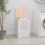 Solid white pine wood laundry trunk 44x44x66 cm by vidaXL, Laundry baskets - Ref: Foro24-823565, Price: 80,30 €, Discount: %
