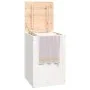 Solid white pine wood laundry trunk 44x44x66 cm by vidaXL, Laundry baskets - Ref: Foro24-823565, Price: 79,28 €, Discount: %