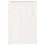 Wäschetruhe aus massivem weißem Kiefernholz, 44 x 44 x 66 cm von vidaXL, Wäschekörbe - Ref: Foro24-823565, Preis: 80,30 €, Ra...