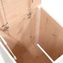 Baúl para la colada madera maciza de pino blanco 44x44x66 cm de vidaXL, Cestas para ropa - Ref: Foro24-823565, Precio: 79,28 ...