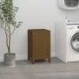 Baúl para colada madera maciza pino marrón miel 44x44x76 cm de vidaXL, Cestas para ropa - Ref: Foro24-823577, Precio: 71,50 €...
