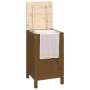 Wäschetruhe aus massivem honigbraunem Kiefernholz, 44 x 44 x 76 cm von vidaXL, Wäschekörbe - Ref: Foro24-823577, Preis: 72,19...