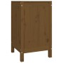 Wäschetruhe aus massivem honigbraunem Kiefernholz, 44 x 44 x 76 cm von vidaXL, Wäschekörbe - Ref: Foro24-823577, Preis: 72,19...
