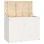 Solid white pine laundry chest 88.5x44x66 cm by vidaXL, Laundry baskets - Ref: Foro24-823570, Price: 129,22 €, Discount: %