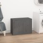 Laundry trunk solid gray pine wood 88.5x44x66 cm by vidaXL, Laundry baskets - Ref: Foro24-823571, Price: 127,91 €, Discount: %