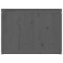 Laundry trunk solid gray pine wood 88.5x44x66 cm by vidaXL, Laundry baskets - Ref: Foro24-823571, Price: 127,91 €, Discount: %
