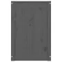 Laundry trunk solid gray pine wood 88.5x44x66 cm by vidaXL, Laundry baskets - Ref: Foro24-823571, Price: 126,52 €, Discount: %