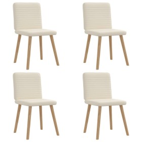 Sillas de comedor 4 unidades lino