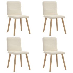 Sillas de comedor 4 unidades lino Sillas de comedor 4 unidades lino
