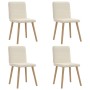 Sillas de comedor 4 unidades lino
