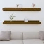Wandregale 2 Stück honigbraunes Kiefernholz 110x12x9 cm von vidaXL, Regale und Regale - Ref: Foro24-823597, Preis: 36,17 €, R...