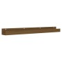 Wall shelves 2 pcs honey brown pine wood 110x12x9 cm by vidaXL, Shelves and shelves - Ref: Foro24-823597, Price: 36,53 €, Dis...