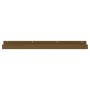 Estantes de pared 2 uds madera de pino marrón miel 110x12x9 cm de vidaXL, Estantes y estanterías - Ref: Foro24-823597, Precio...