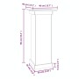 Pflanzenstütze aus massivem Weißkiefernholz 40x40x90 cm von vidaXL, Topfständer - Ref: Foro24-823635, Preis: 85,44 €, Rabatt: %