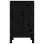 Wäschetruhe aus massivem schwarzem Kiefernholz, 44 x 44 x 76 cm von vidaXL, Wäschekörbe - Ref: Foro24-823578, Preis: 75,84 €,...