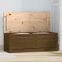 Solid pine wood storage box in honey brown color, 89x36.5x33 cm by vidaXL, Closets and storage - Ref: Foro24-823622, Price: 7...