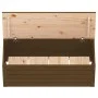 Solid pine wood storage box in honey brown color, 89x36.5x33 cm by vidaXL, Closets and storage - Ref: Foro24-823622, Price: 7...