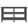 Solid gray pine wood workbench 142.5x50x80 cm by vidaXL, Work tables - Ref: Foro24-823651, Price: 179,54 €, Discount: %