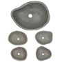 Lavabo ovalado piedra de río (37-46)x(29-36) cm de vidaXL, Lavabos - Ref: Foro24-242667, Precio: 90,31 €, Descuento: %