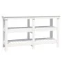 Werkbank aus massivem Weißkiefernholz, 142,5 x 50 x 80 cm von vidaXL, Arbeitstische - Ref: Foro24-823650, Preis: 189,75 €, Ra...