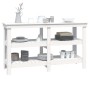 Werkbank aus massivem Weißkiefernholz, 142,5 x 50 x 80 cm von vidaXL, Arbeitstische - Ref: Foro24-823650, Preis: 165,53 €, Ra...
