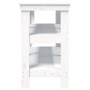 Werkbank aus massivem Weißkiefernholz, 142,5 x 50 x 80 cm von vidaXL, Arbeitstische - Ref: Foro24-823650, Preis: 165,53 €, Ra...