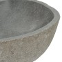 Lavabo ovalado piedra de río (37-46)x(29-36) cm de vidaXL, Lavabos - Ref: Foro24-242667, Precio: 90,31 €, Descuento: %