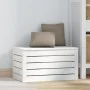 Solid white pine storage box 59.5x36.5x33 cm by vidaXL, Closets and storage - Ref: Foro24-823615, Price: 60,37 €, Discount: %