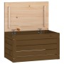 Aufbewahrungsbox aus massivem Kiefernholz honigbraun 59,5x36,5x33 cm von vidaXL, Schränke und Lagerung - Ref: Foro24-823617, ...