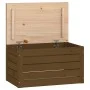 Solid pine wood storage box in honey brown color, 59.5x36.5x33 cm by vidaXL, Closets and storage - Ref: Foro24-823617, Price:...