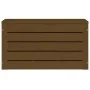 Solid pine wood storage box in honey brown color, 59.5x36.5x33 cm by vidaXL, Closets and storage - Ref: Foro24-823617, Price:...