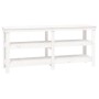 Werkbank aus massivem Kiefernholz weiß 181x50x80 cm von vidaXL, Arbeitstische - Ref: Foro24-823655, Preis: 214,12 €, Rabatt: %