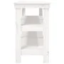 Solid white pine wood workbench 181x50x80 cm by vidaXL, Work tables - Ref: Foro24-823655, Price: 212,02 €, Discount: %