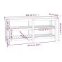 Solid white pine wood workbench 181x50x80 cm by vidaXL, Work tables - Ref: Foro24-823655, Price: 212,02 €, Discount: %