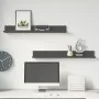 Wall shelves 2 pcs solid gray pine wood 80x11x9 cm by vidaXL, Shelves and shelves - Ref: Foro24-823606, Price: 29,73 €, Disco...