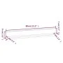 Wall shelves 2 pcs solid gray pine wood 80x11x9 cm by vidaXL, Shelves and shelves - Ref: Foro24-823606, Price: 29,73 €, Disco...