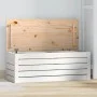 Aufbewahrungsbox aus massivem Kiefernholz weiß 89x36,5x33 cm von vidaXL, Schränke und Lagerung - Ref: Foro24-823620, Preis: 7...