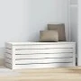 Aufbewahrungsbox aus massivem Kiefernholz weiß 89x36,5x33 cm von vidaXL, Schränke und Lagerung - Ref: Foro24-823620, Preis: 7...
