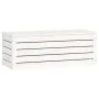 Aufbewahrungsbox aus massivem Kiefernholz weiß 89x36,5x33 cm von vidaXL, Schränke und Lagerung - Ref: Foro24-823620, Preis: 7...
