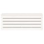 Caja de almacenaje madera maciza de pino blanco 89x36,5x33 cm