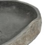 Lavabo de piedra de río ovalado 45-53 cm